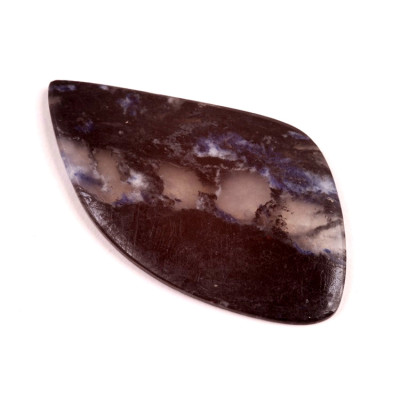 Kabošon Blue Dumotorite quartz č.4013  (52x30x4mm)