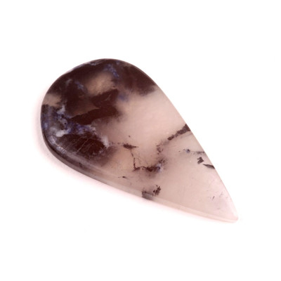 Kabošon Blue Dumotorite quartz č.4022 (55x30x5mm)