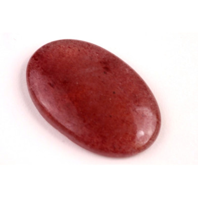 Kabošon Strawberry quartz č.574 (37x24x6mm)