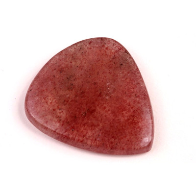 Kabošon Strawberry quartz č.587 (34x31x5mm)