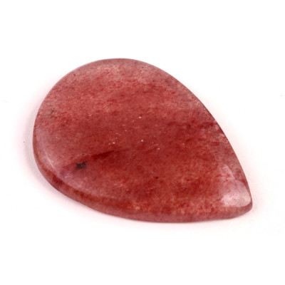 Kabošon Strawberry quartz č.605 (41x29x5mm)