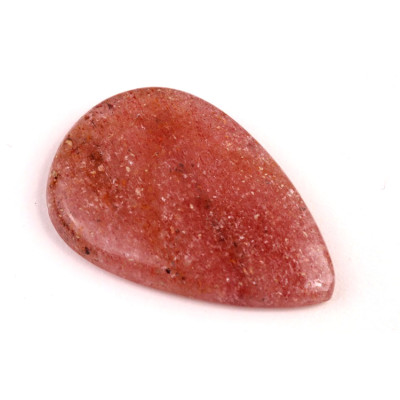 Kabošon Strawberry quartz č.606 (39x26x5mm)