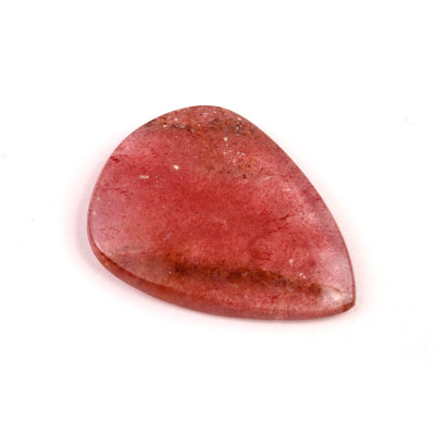 Kabošon Strawberry quartz č.614 (33x25x5mm)