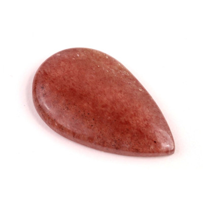 Kabošon Strawberry quartz č.617 (39x24x6mm)