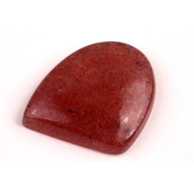 Kabošon Strawberry quartz č.618 (27x26x7mm)