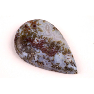 Kabošon Green Garden Quartz č.4067 (37x24x6mm)