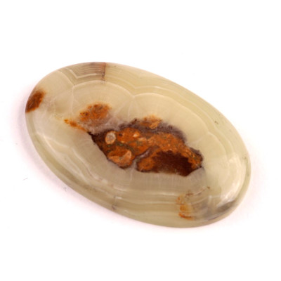 Kabošon Achát Yellow Botswana č.4105 (42x27x6mm)