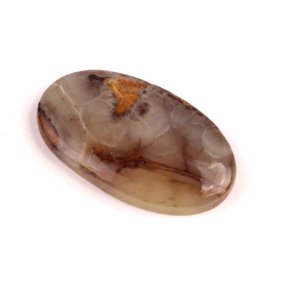 Kabošon Achát Yellow Botswana č.4111 (37x22x5mm)