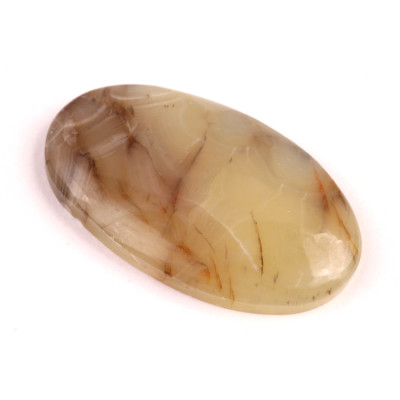 Kabošon Achát Yellow Botswana č.4114 (43x25x5mm)