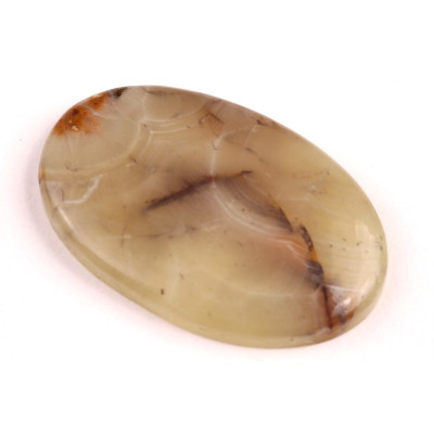 Kabošon Achát Yellow Botswana č.4116 (41x26x5mm)