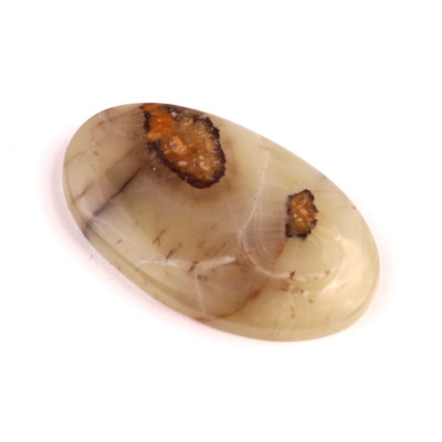 Kabošon Achát Yellow Botswana č.4118 (37x22x5mm)