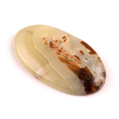 Kabošon Achát Yellow Botswana č.4119 (41x24x6mm)