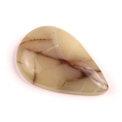 Kabošon Achát Yellow Botswana č.4124 (36x24x7mm)