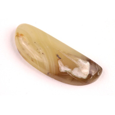 Kabošon Achát Yellow Botswana č.4125 (37x13x7mm)