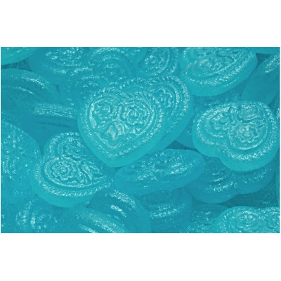 Korálky Srdíčka s květy č.5329 (17x17mm)