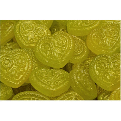 Korálky Srdíčka s květy č.5337 (17x17mm)