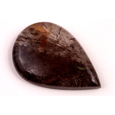 Kabošon Black Rutile č.4130 (35x24x6mm)