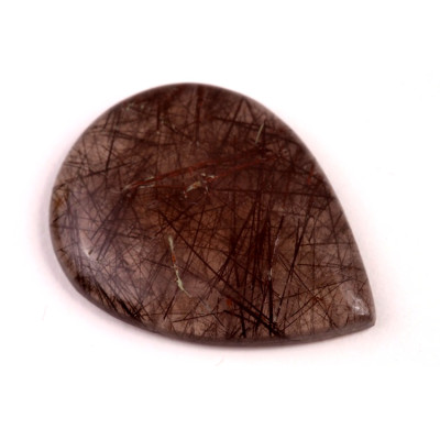 Kabošon Black Rutile č.4132 (38x29x6mm)