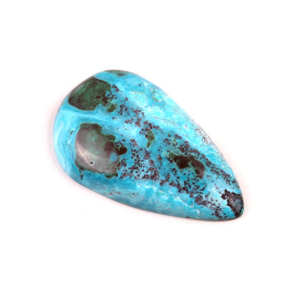 Kabošon Malachite Chrysocolla č.4155 (40x25x7mm)