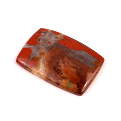 Kabošon Red River Jasper č.4185 (36x25x5mm)