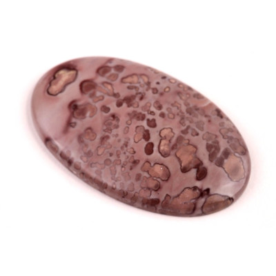 Kabošon Coffee Been Jasper č.4214 (43x26x5mm)