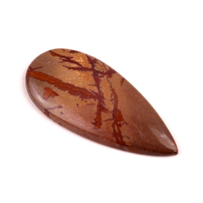 Kabošon Coffee Been Jasper č.4223 (45x21x4mm)