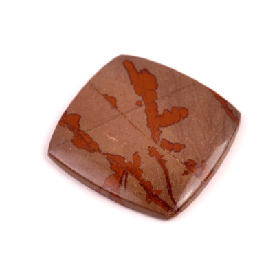 Kabošon Coffee Been Jasper č.4224 (33x33x5mm)