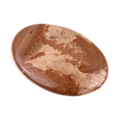 Kabošon Coffee Been Jasper č.4227 (50x35x5mm)