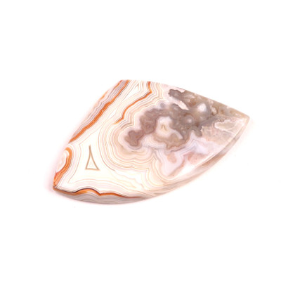 Kabošon Crazy Lace Achát č.4236 (45x28x5mm)