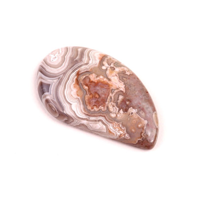 Kabošon Crazy Lace Achát č.4239 (44x26x6mm)