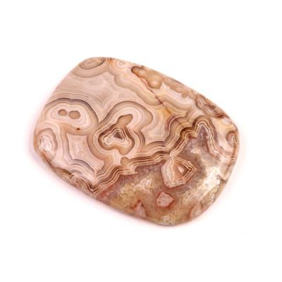 Kabošon Crazy Lace Achát č.4242 (41x31x6mm)