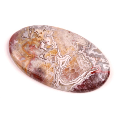 Kabošon Crazy Lace Achát č.4244 (55x31x6mm)