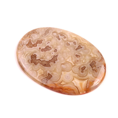 Kabošon Crazy Lace Achát č.4247 (58x40x4mm)