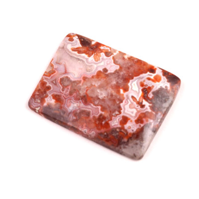 Kabošon Crazy Lace Achát č.4252 (40x31x5mm)