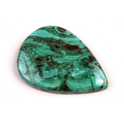 Kabošon Malachite č.3810 (35x25x5mm)