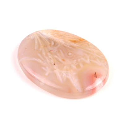 Kabošon Achát Botswana č.4349 (49x36x8mm)