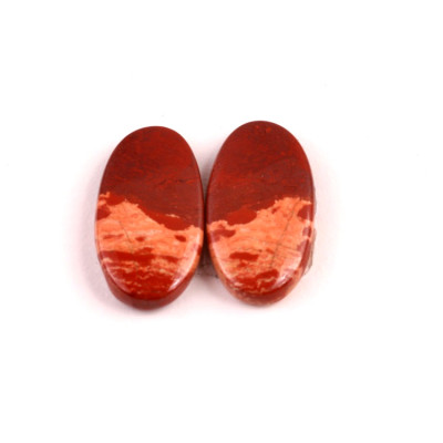 Kabošony páry Snake skin jasper č.P1 (23x13x4mm)