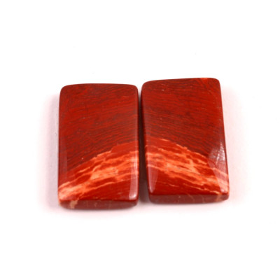 Kabošony páry Snake skin jasper č.P3 (25x15x5mm)