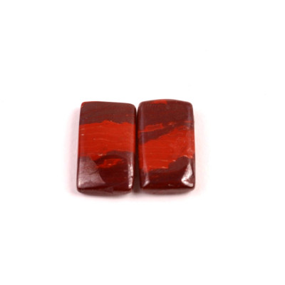 Kabošony páry Snake skin jasper č.P21 (18x10x4mm)