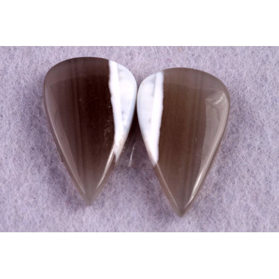 Kabošony páry Blue Opal č.P295 (23x15x5mm)