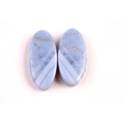 Kabošony páry Blue Opal č.P296 (21x10x4mm)