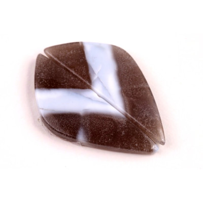 Kabošony páry Blue Opal č.P299 (34x13x4mm)