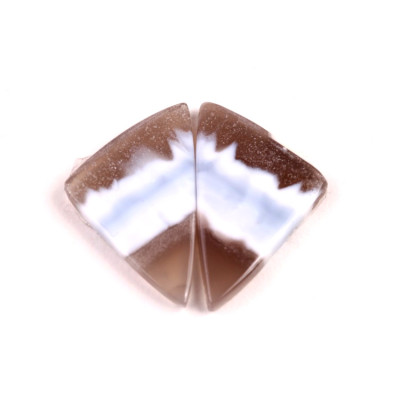 Kabošony páry Blue Opal č.P303 (28x16x3mm)