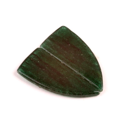 Kabošony páry Green Aventurine č.P538 (36x17x4mm)