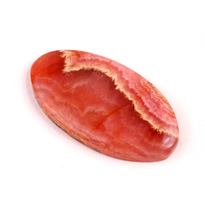 Kabošon Rhodochrosite č.401 (40x22x5mm)