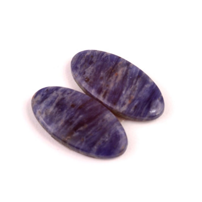 Kabošony páry Sodalite č.P557 (27x13x4mm)