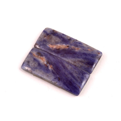 Kabošony páry Sodalite č.P562 (26x10x3mm)