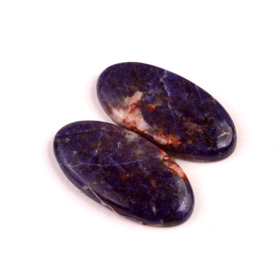 Kabošony páry Sodalite č.P563 (27x14x4mm)
