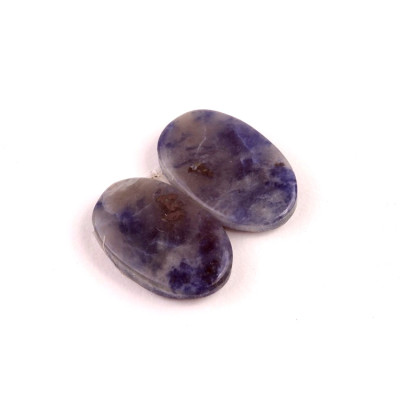 Kabošony páry Sodalite č.P565 (19x12x4mm)