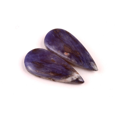 Kabošony páry Sodalite č.P570 (28x12x4mm)